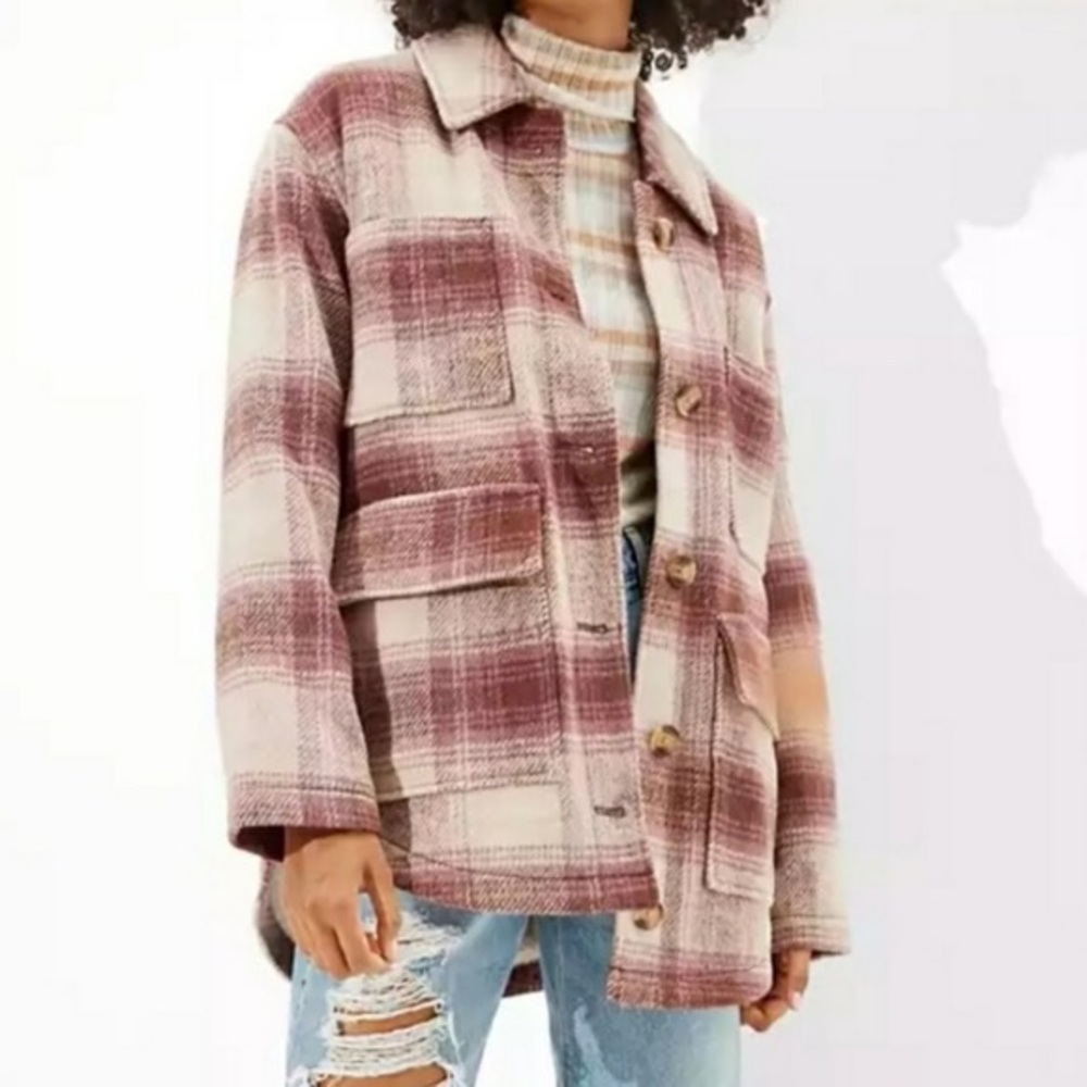 American Eagle Oversized Sherpa Jacket. Size XS
